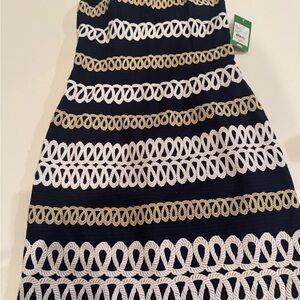 Lilly Pulitzer Navy Rope Halter Dress